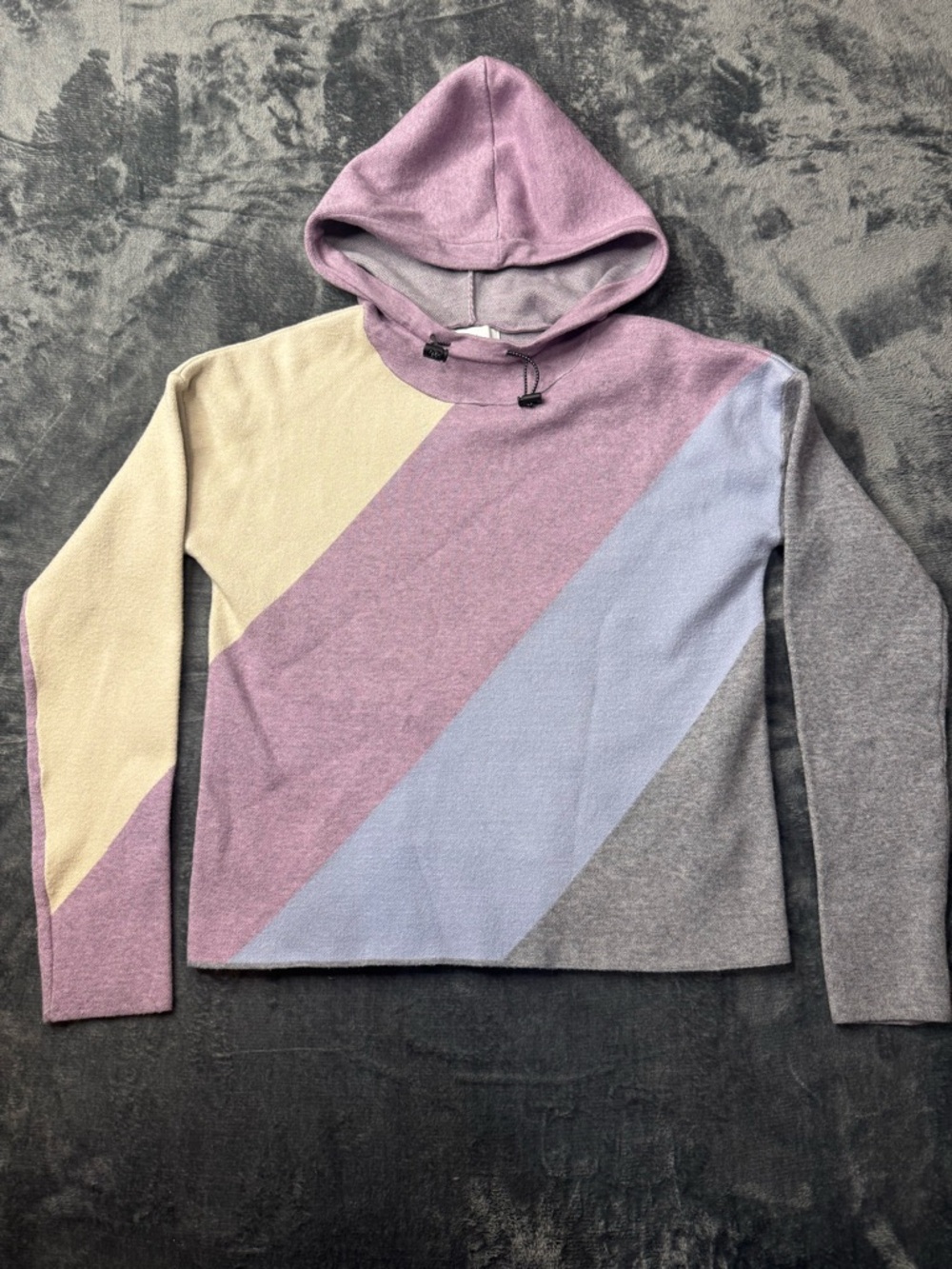 Après Skyr Colorblock Hooded Knit Sweater